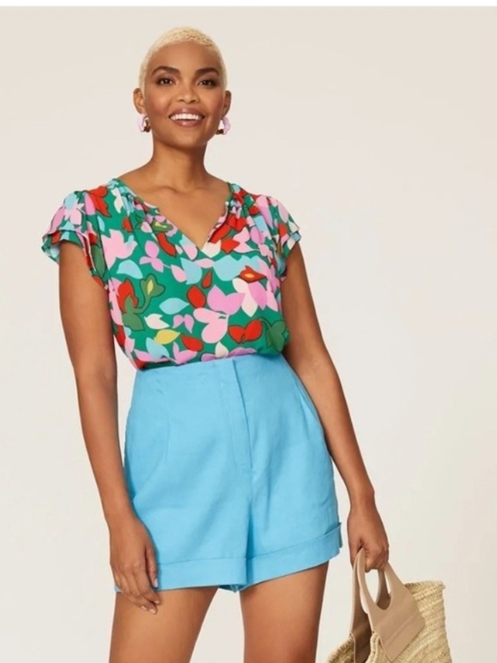 J.Crew Hannah Mildred floral coche top Size Small